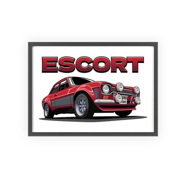 MK 1 Escort - Poster with Wooden Frame - Image 101