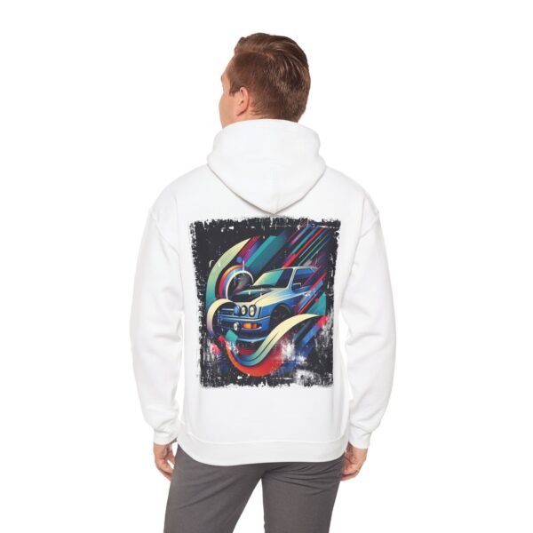 Hooded Sweatshirt Ford Sierra Cosworth Abstract Design - Image 7