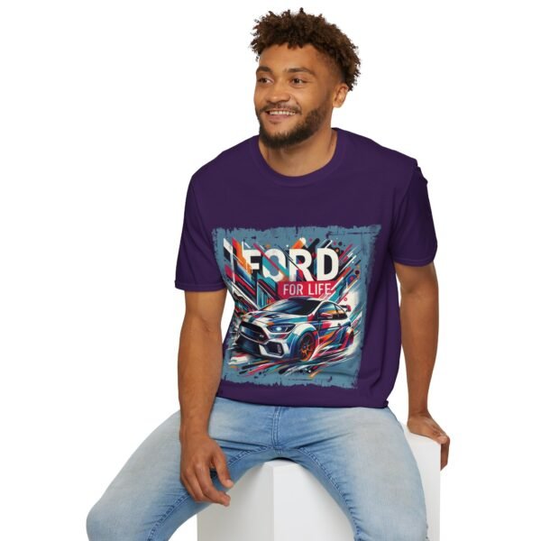 Graphic T-Shirt Abstract Ford Focus Design 'Ford For Life' Slogan - Image 37