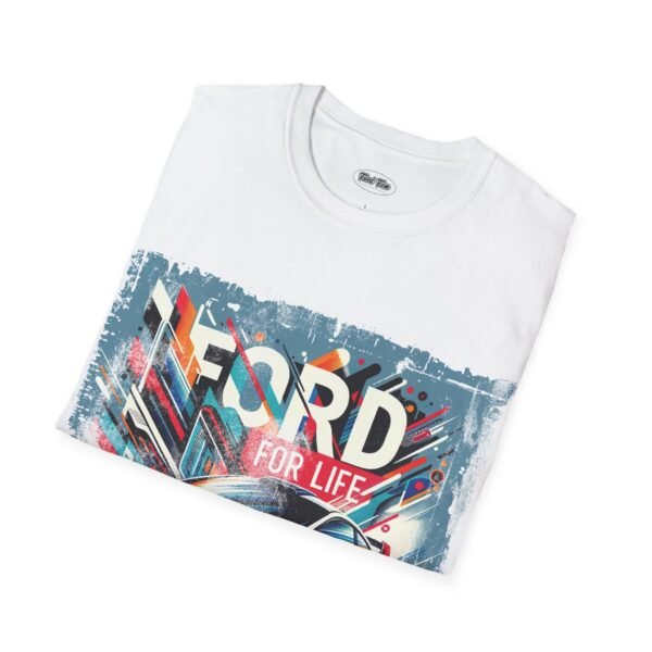 Graphic T-Shirt Abstract Ford Focus Design 'Ford For Life' Slogan - Image 17