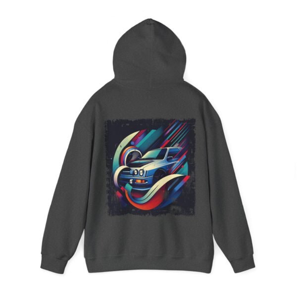 Hooded Sweatshirt Ford Sierra Cosworth Abstract Design - Image 3