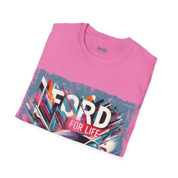 Graphic T-Shirt Abstract Ford Focus Design 'Ford For Life' Slogan - Image 50