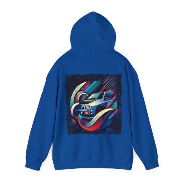 Hooded Sweatshirt Ford Sierra Cosworth Abstract Design - Image 27