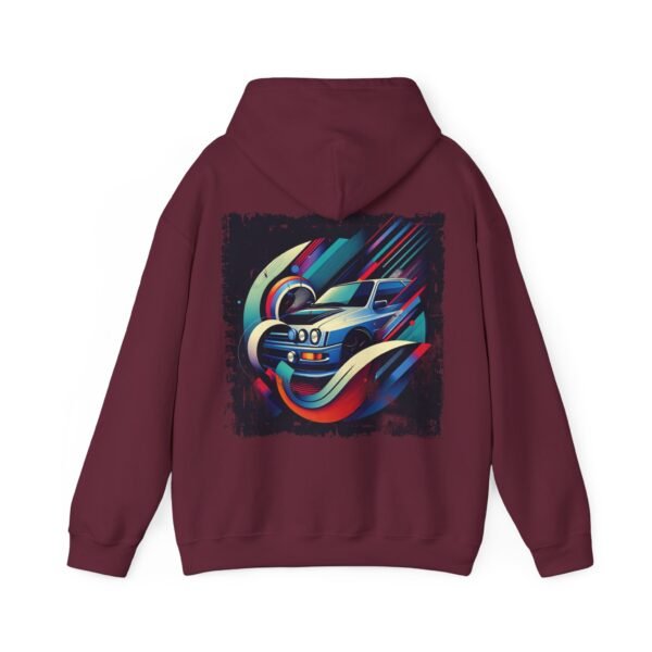 Hooded Sweatshirt Ford Sierra Cosworth Abstract Design - Image 20