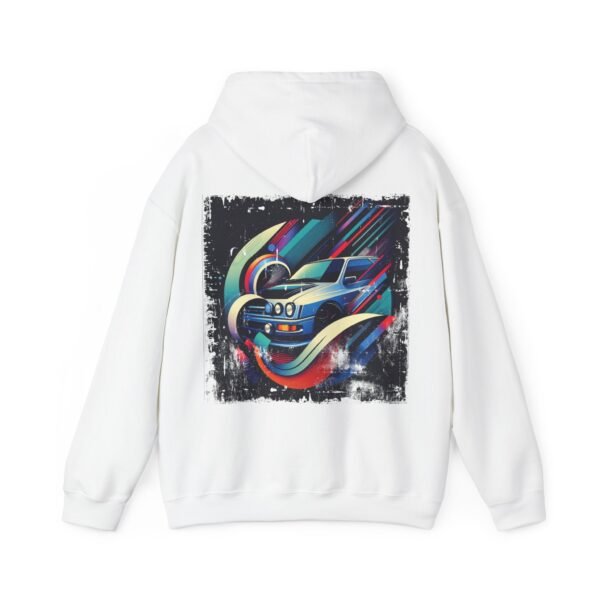 Hooded Sweatshirt Ford Sierra Cosworth Abstract Design - Image 9