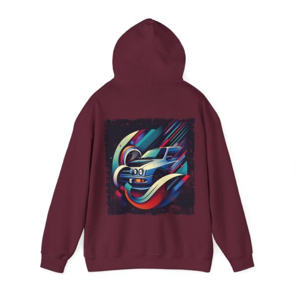 Hooded Sweatshirt Ford Sierra Cosworth Abstract Design - Image 21