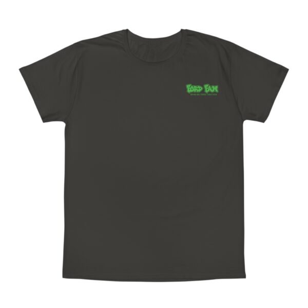 Iconic T-Shirt - Ford Fam Green Graffiti Text Logo Design 'Bringing Fords Together' - Image 9