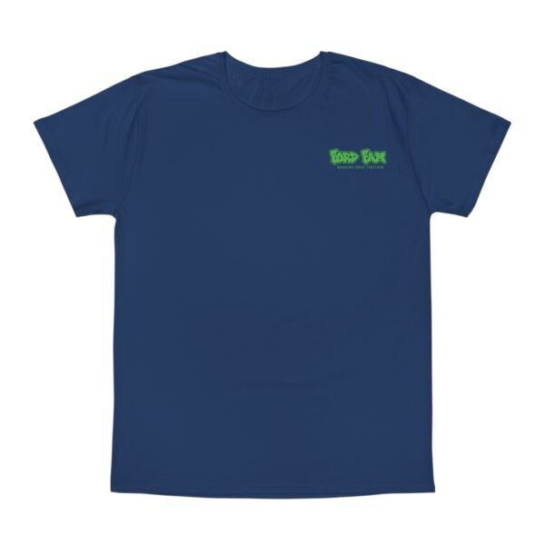 Iconic T-Shirt - Ford Fam Green Graffiti Text Logo Design 'Bringing Fords Together' - Image 13