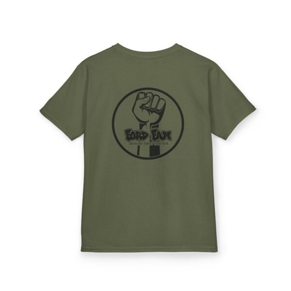 Kids T-Shirt Ford Fam Graffiti Fist Design - Image 36