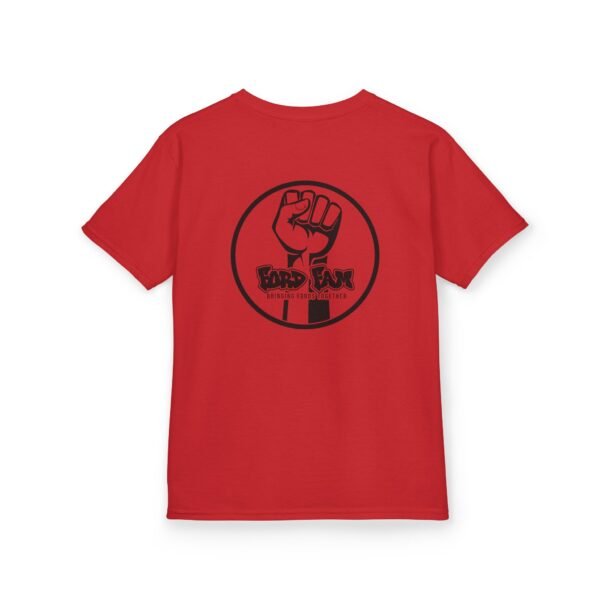 Kids T-Shirt Ford Fam Graffiti Fist Design - Image 80