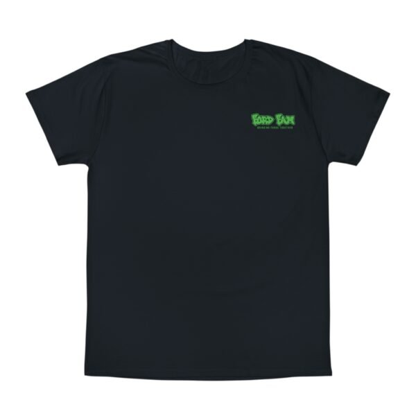 Iconic T-Shirt - Ford Fam Green Graffiti Text Logo Design 'Bringing Fords Together' - Image 2