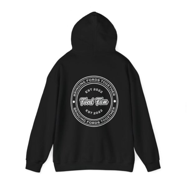 Hooded Sweatshirt - Original Ford Fam Logo Large on Rear - Image 16