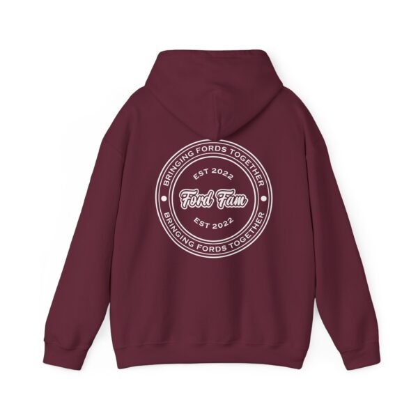 Hooded Sweatshirt - Original Ford Fam Logo Large on Rear - Image 20