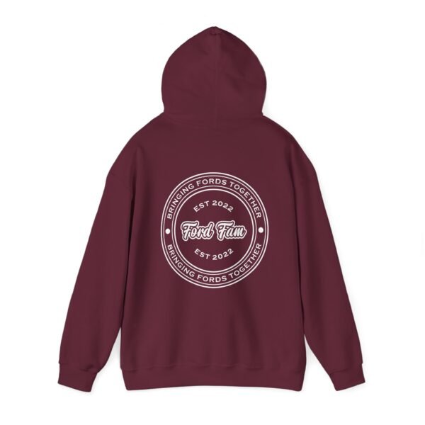 Hooded Sweatshirt - Original Ford Fam Logo Large on Rear - Image 21