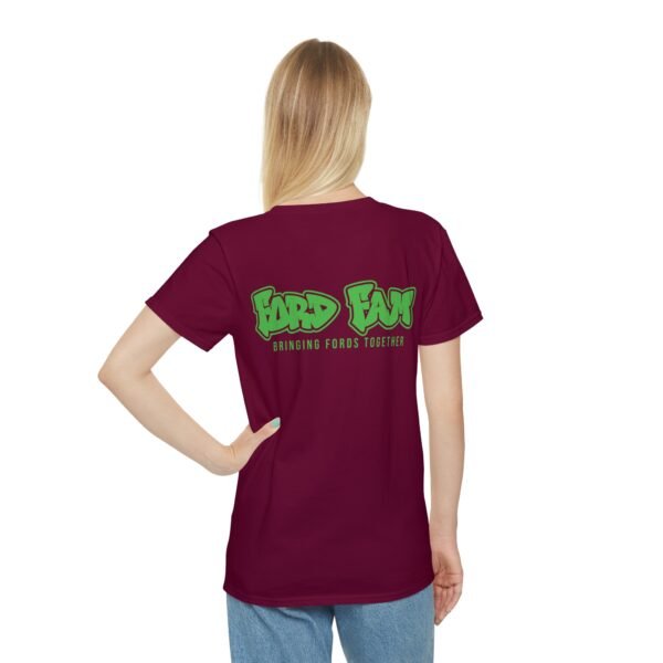 Iconic T-Shirt - Ford Fam Green Graffiti Text Logo Design 'Bringing Fords Together' - Image 24