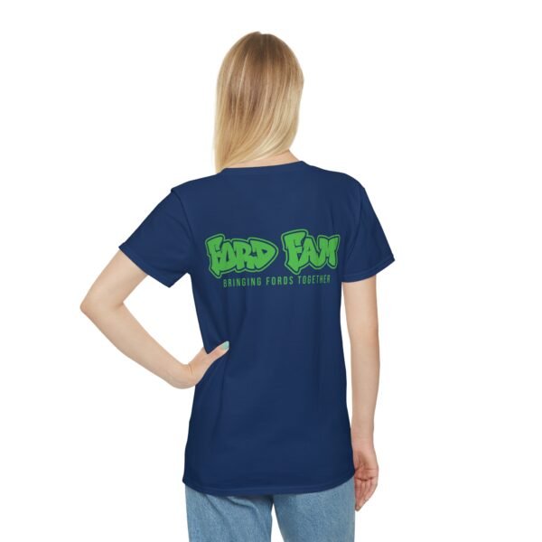 Iconic T-Shirt - Ford Fam Green Graffiti Text Logo Design 'Bringing Fords Together' - Image 16