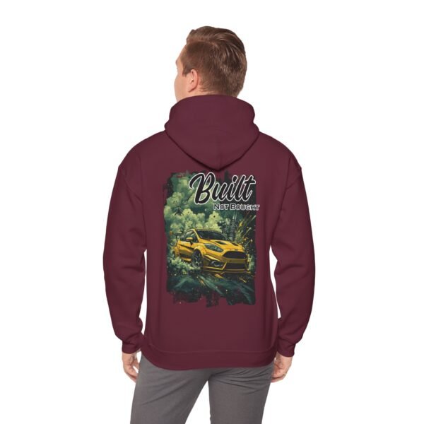 Hooded Sweatshirt 'Built not Bought' Ford Fiesta Design - Image 20