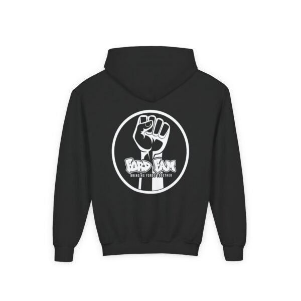 Hoodie - Ford Fam Graffiti Fist Design - Youth Heavy Blend Sweatshirt - Image 4