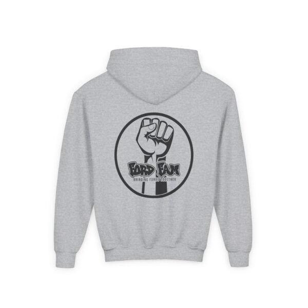 Hoodie - Ford Fam Graffiti Fist Design - Youth Heavy Blend Sweatshirt - Image 6