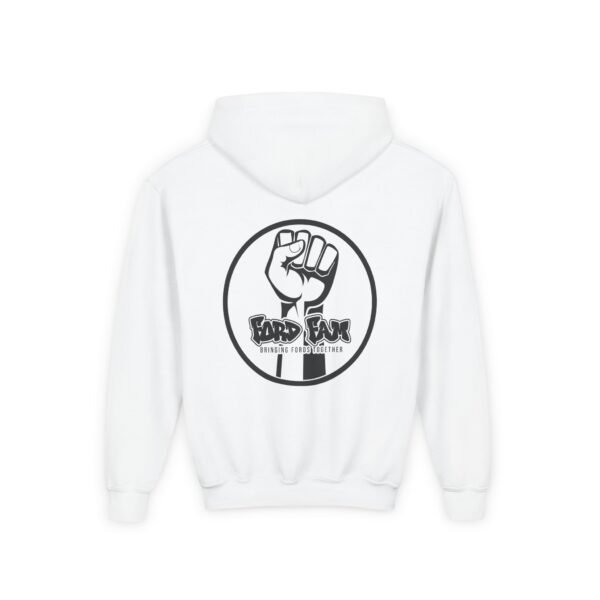 Hoodie - Ford Fam Graffiti Fist Design - Youth Heavy Blend Sweatshirt - Image 2